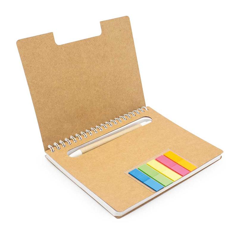 Spiral Notepad With Recycled Cardboard  Covers